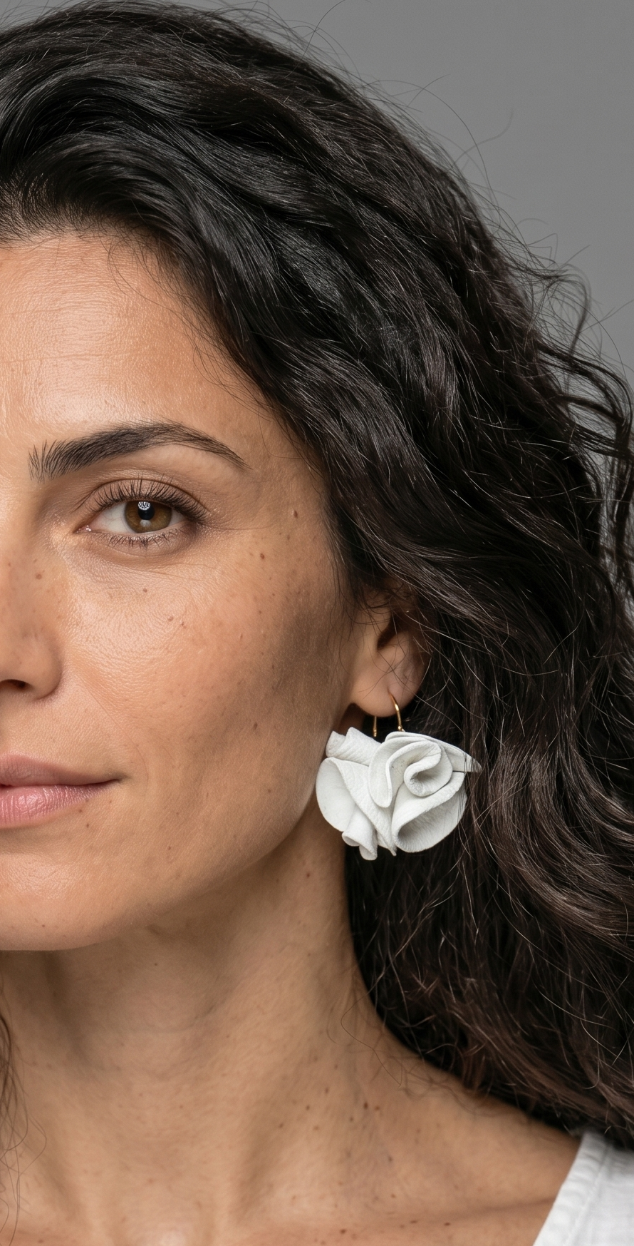 Earrings - Bougainvillea White
