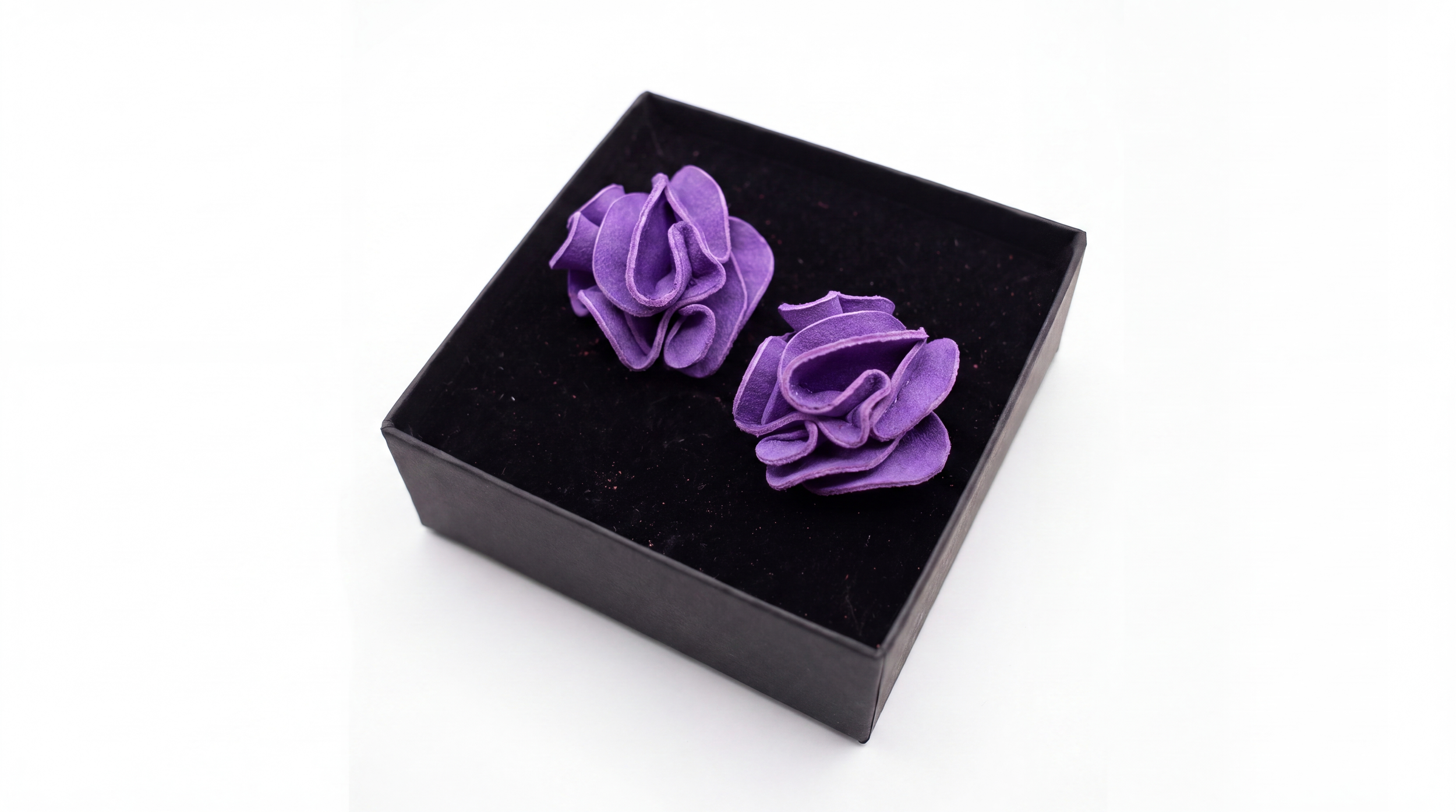 Earrings - Bougainvillea purple