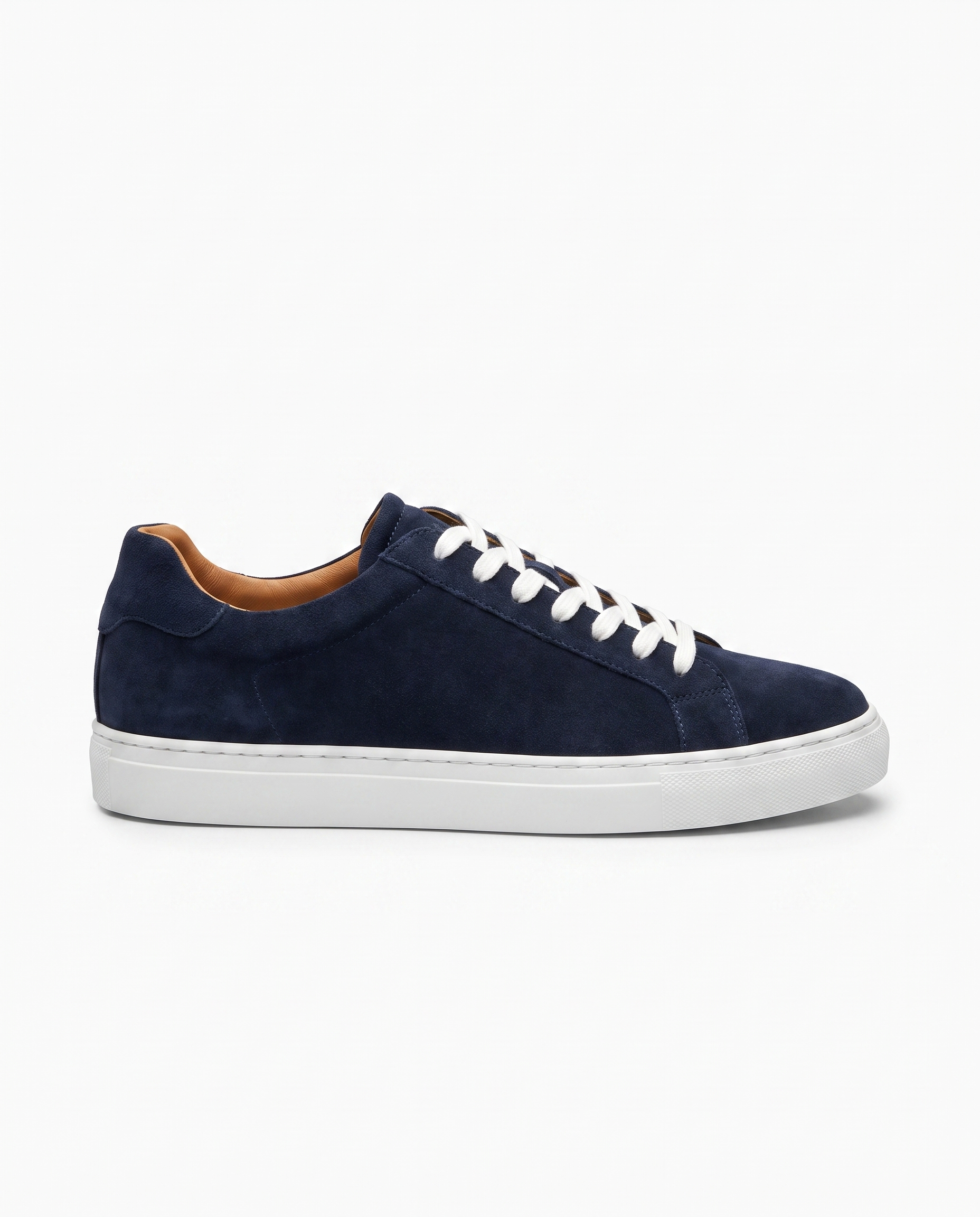 Blue suede sneaker