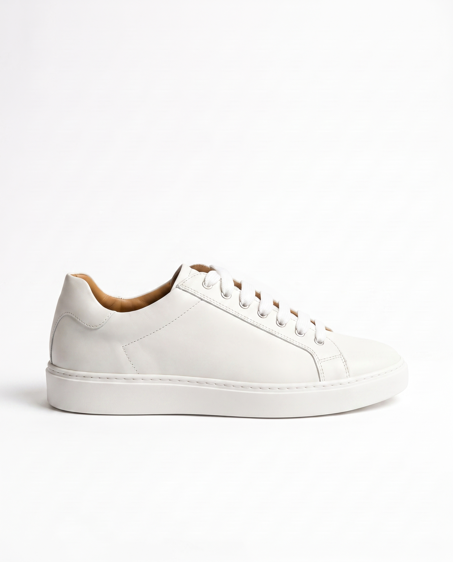White leather sneaker