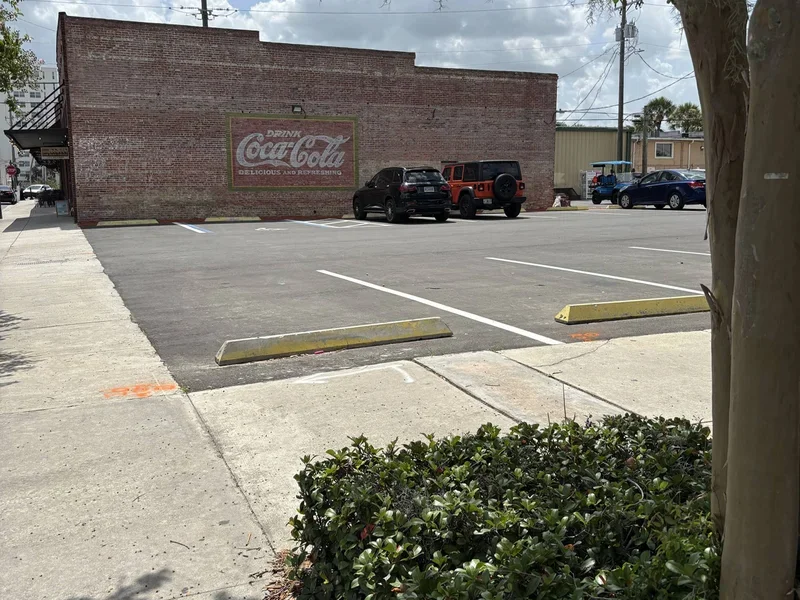 Parking lot outside of the Willsol Wellness Collective building.