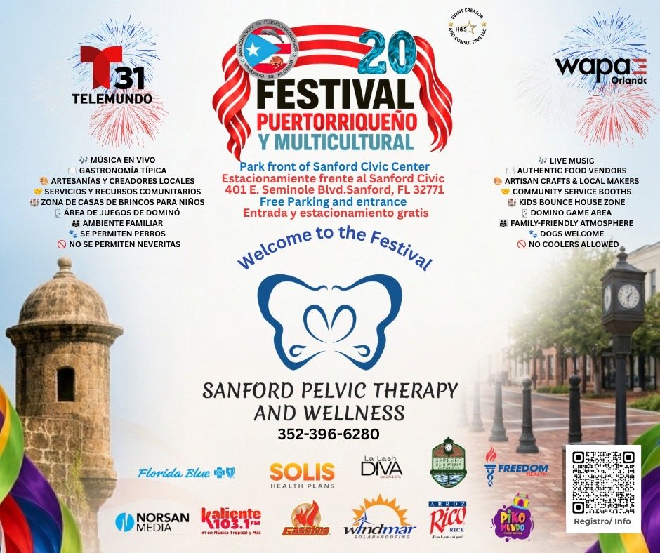 A flyer for the 20th annual Puerto Rican Festival in Sanford FL