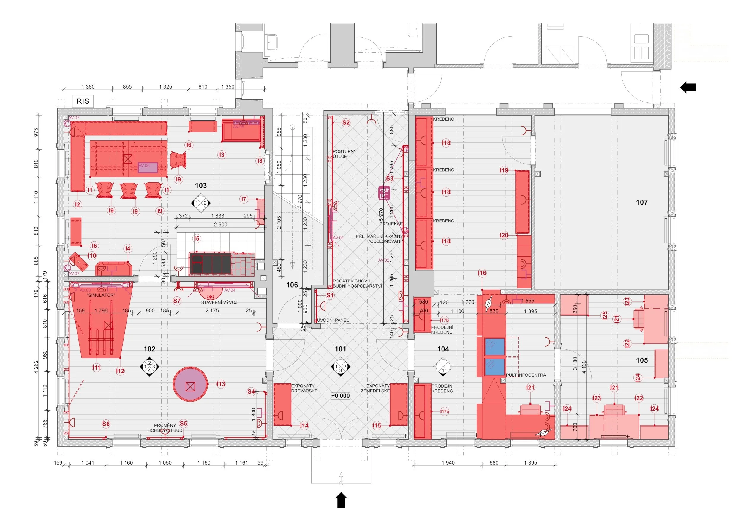 07 PŮDORYS 1.NP - OSAZOVACÍ VÝKRES.jpeg