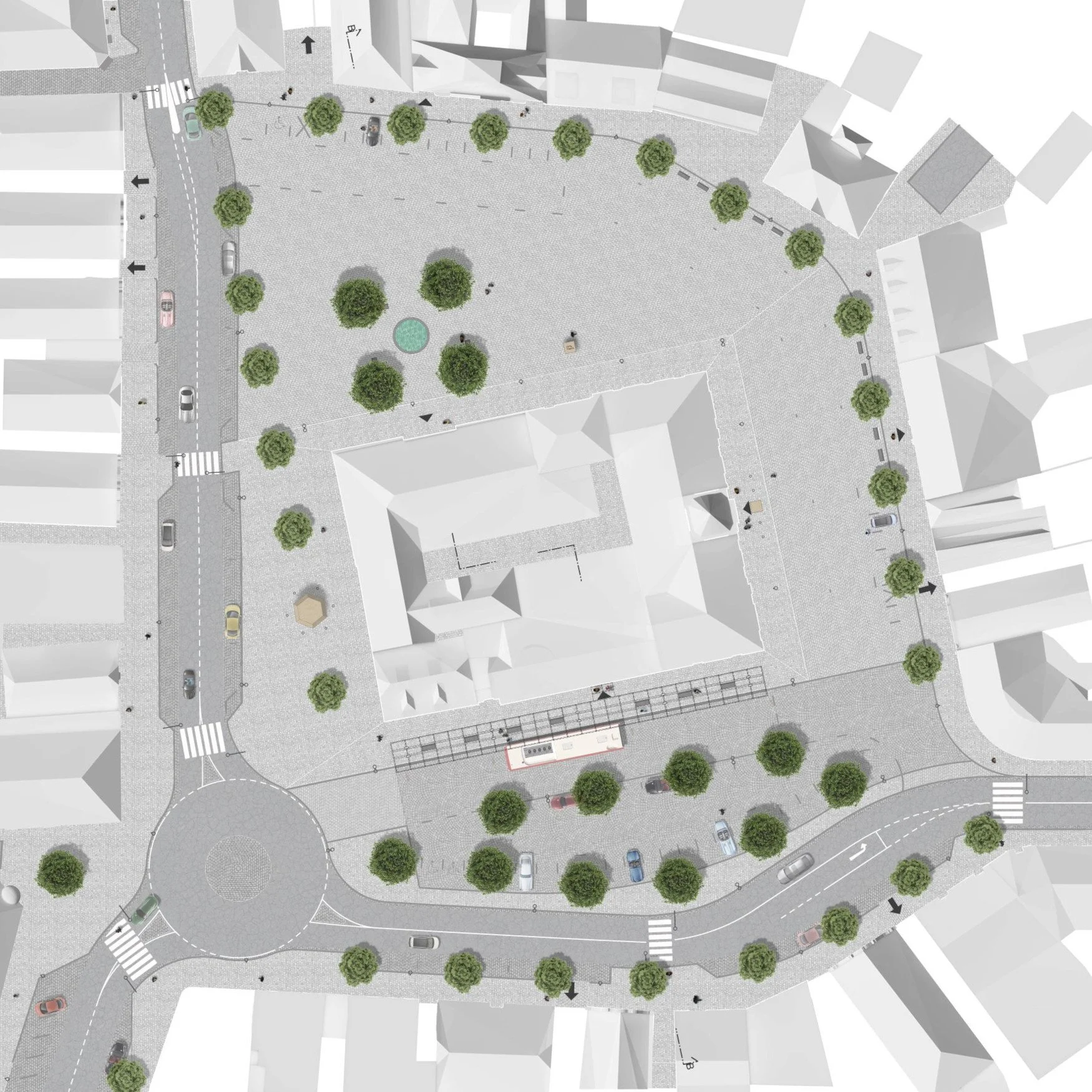 Náměstí v Mnichově Hradišti