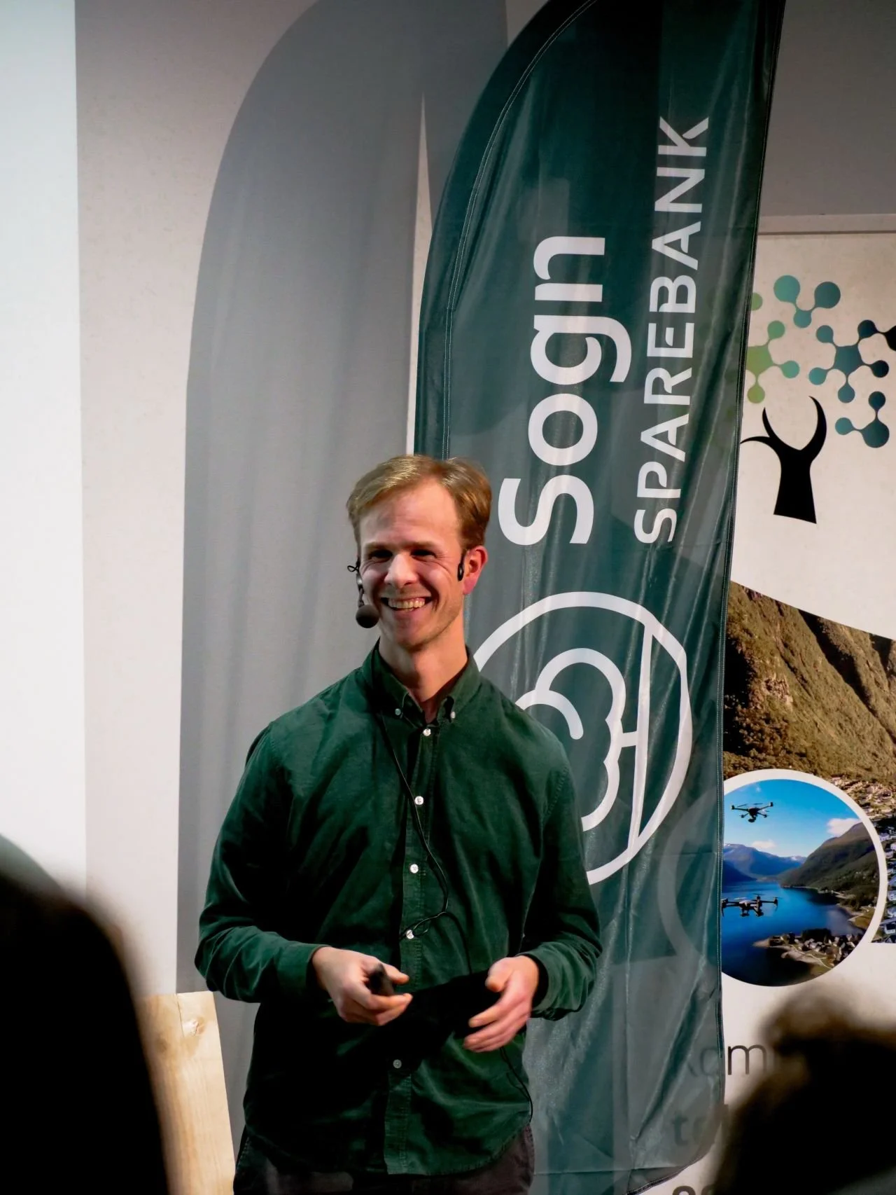 Byteform på gründerkveld under Teknologiveka i Årdal