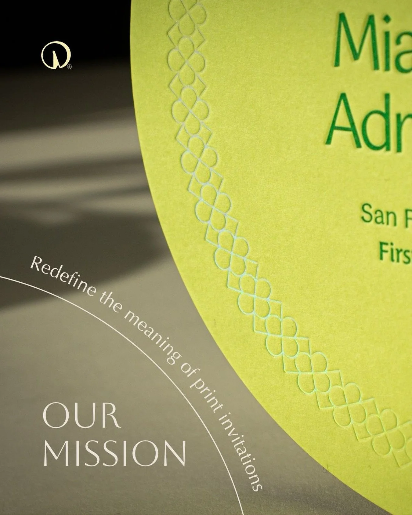 People are wrong about print invitations, and we&rsquo;re on a mission to change that.

In an era where everything is digitized and fast-paced, we decided to slow down and reflect on the true purpose of paper. 

For generations, invitations have been
