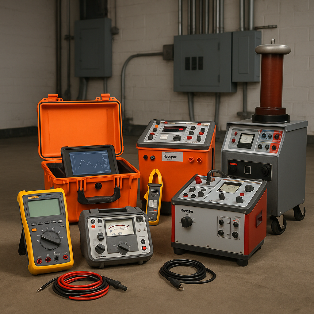 Electrical testing and measurement equipment.