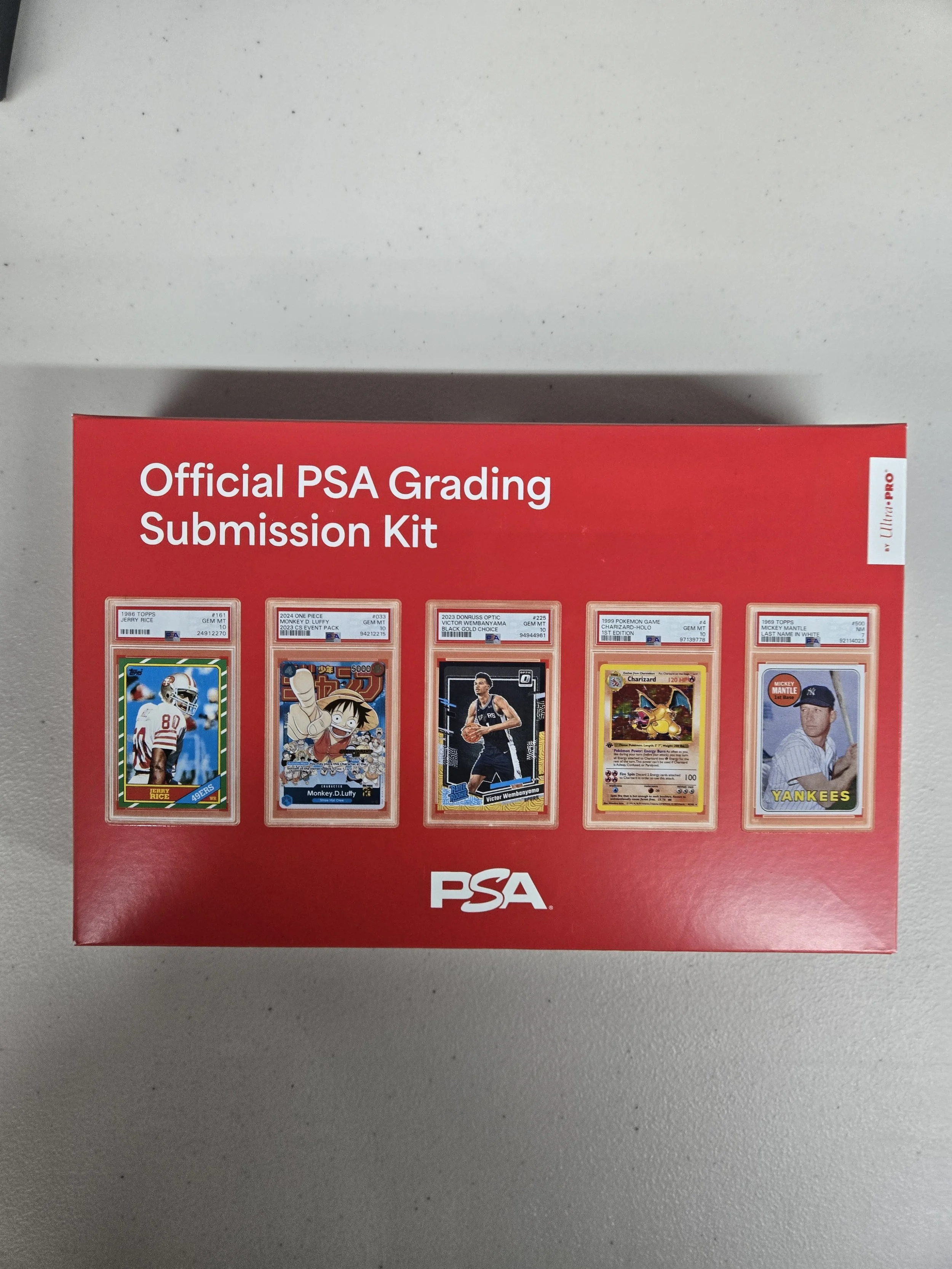 Official PSA Grading Submission Kit