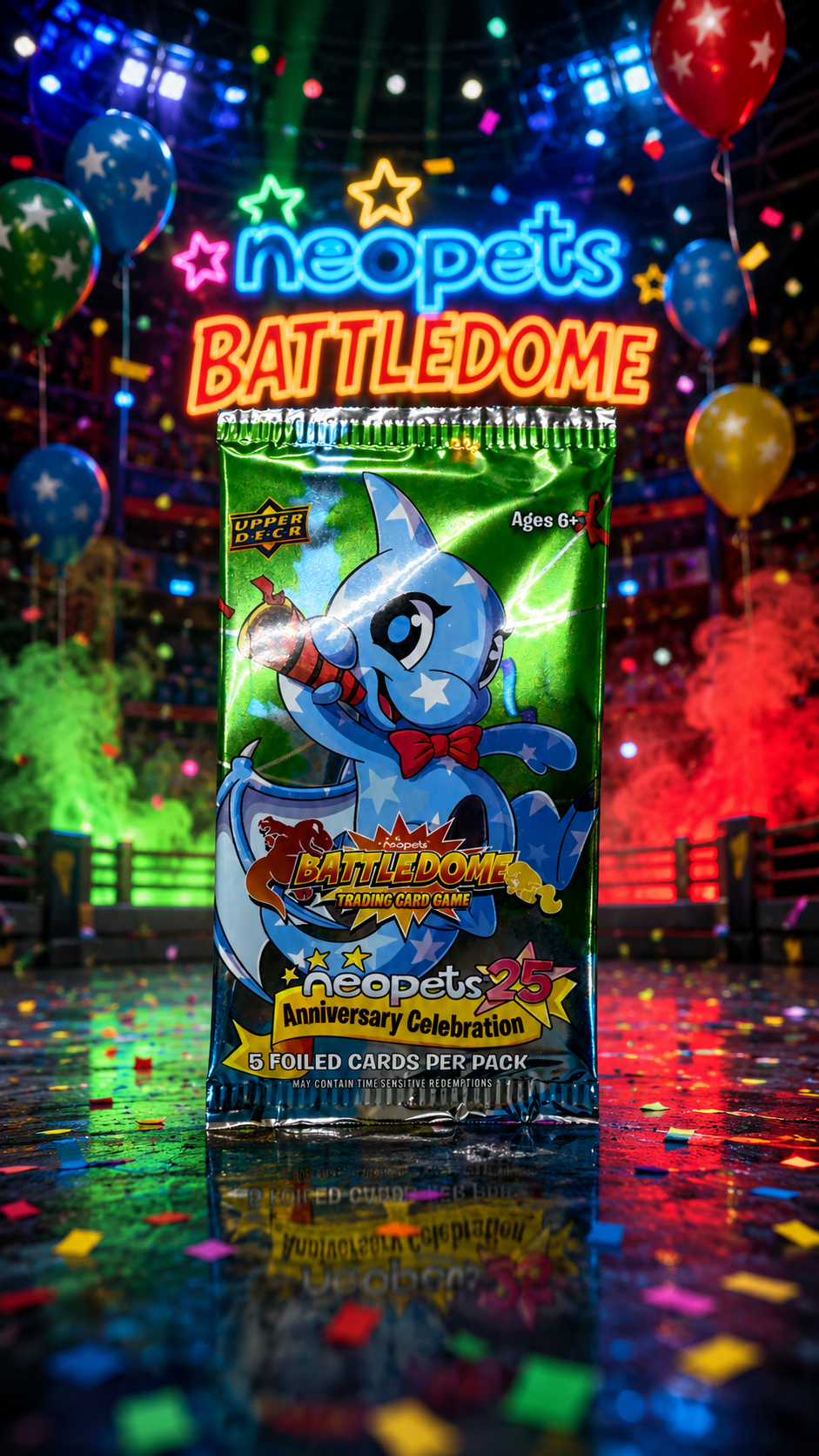 Neopets battle dome booster pack