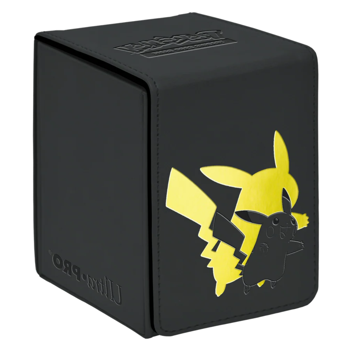 Black Pokemon Pikachu Deck Box Alcove Flip UltraPro