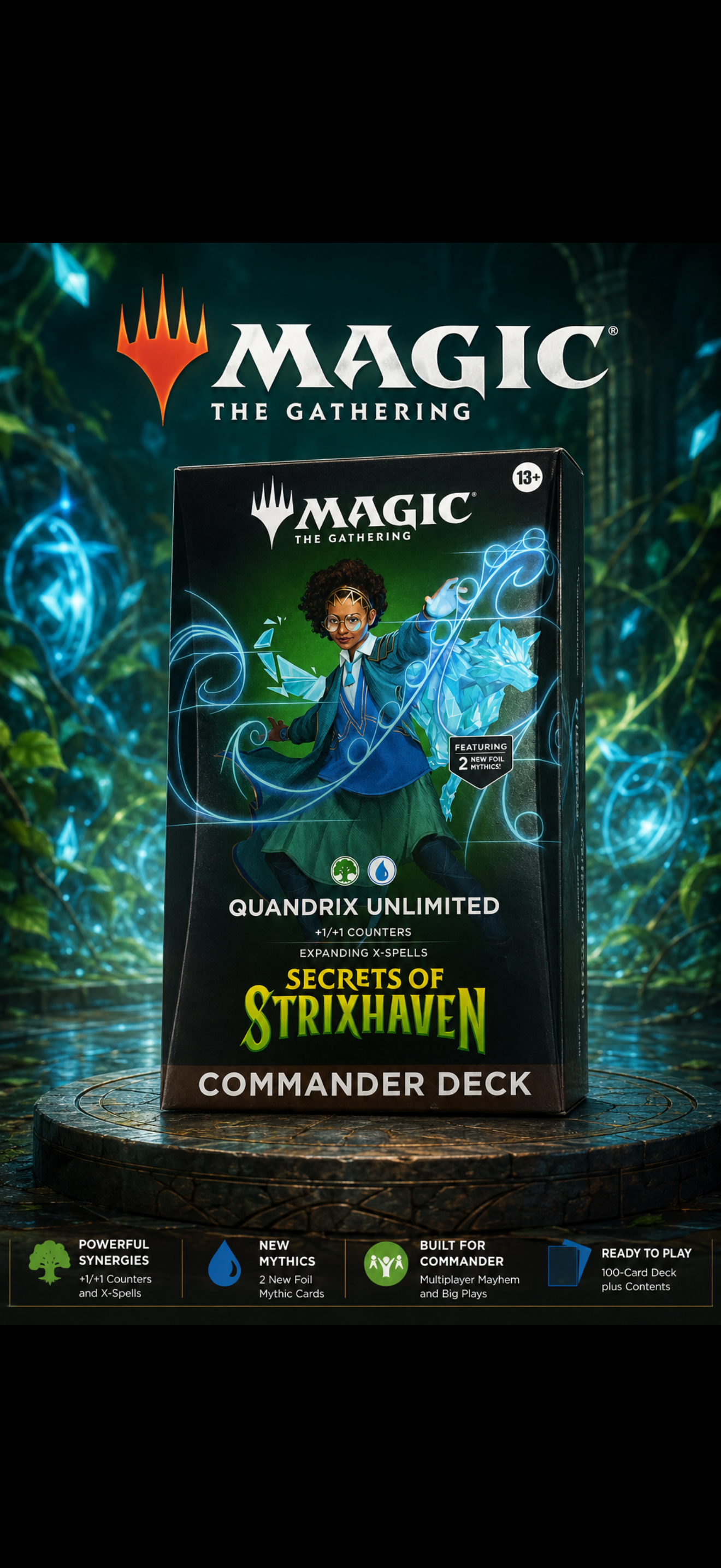 Quandrix Unlimited Commander deck, secrets of strixhaven