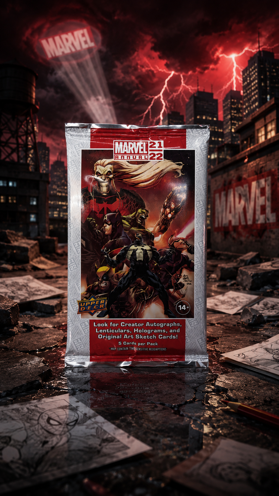 Marvel 21/22 booster packs