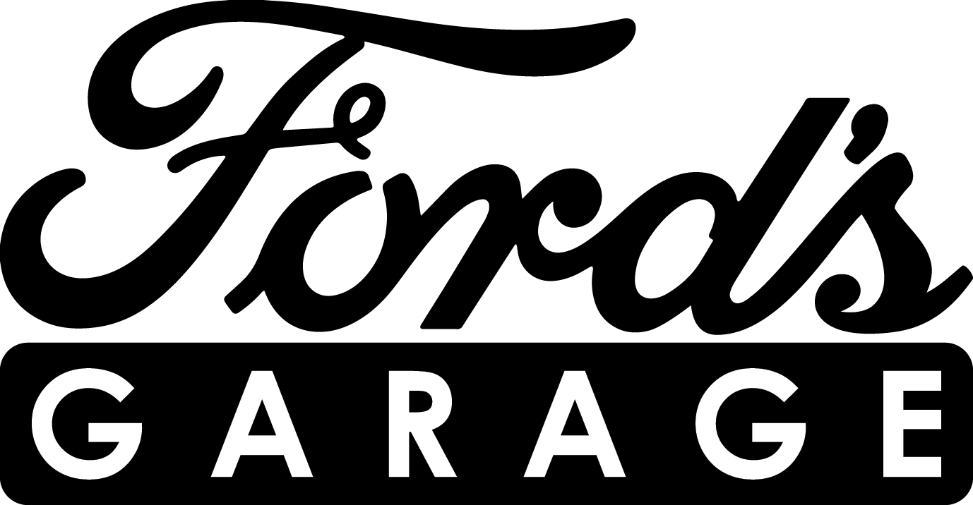 Ford’s Garage restaurant logo, representing a local Lexington hospitality client and past event photography partner of 859 Photography.