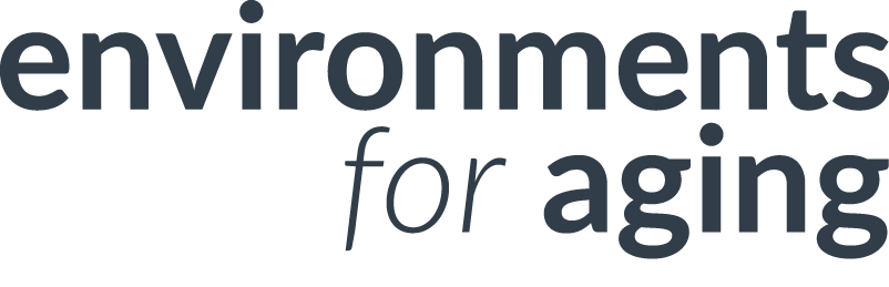 Environments for Aging Conference logo, representing a national industry event and past photography client of 859 Photography.