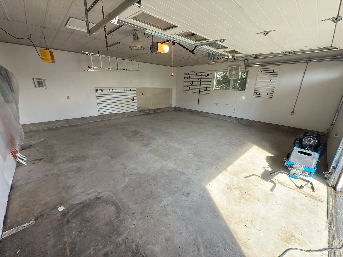 Spent the weekend transforming another space. Not just a garage, but a hunting-season workspace where the owners will process their deer. The seamless flake system with a polyaspartic top coat is non-porous, stain-resistant, and easy to clean&mdash;p