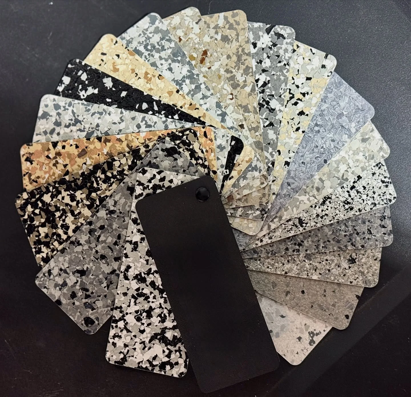 Not just one look fits all. Choose a flake finish that fits your space and your style. These and more, plus fully custom blends are available. 

#EpoxyFlooring #GarageMakeover #ConcreteCoating #FloorCoating #ManitobaBusiness