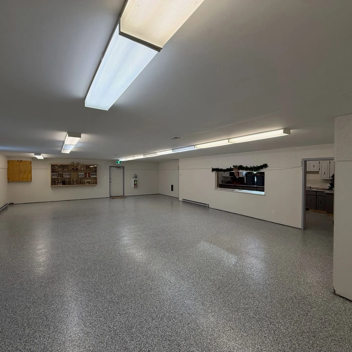 This was a special one.

Grateful for the opportunity to restore the floors at the Friedensfeld Clubhouse.

The existing floors had seen a lot over the years. Multiple layers of paint, a DIY epoxy attempt in a few areas and old glued-down vinyl in th