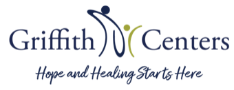 Logo for Griffith Centers with the tagline 'Hope and Healing Starts Here'