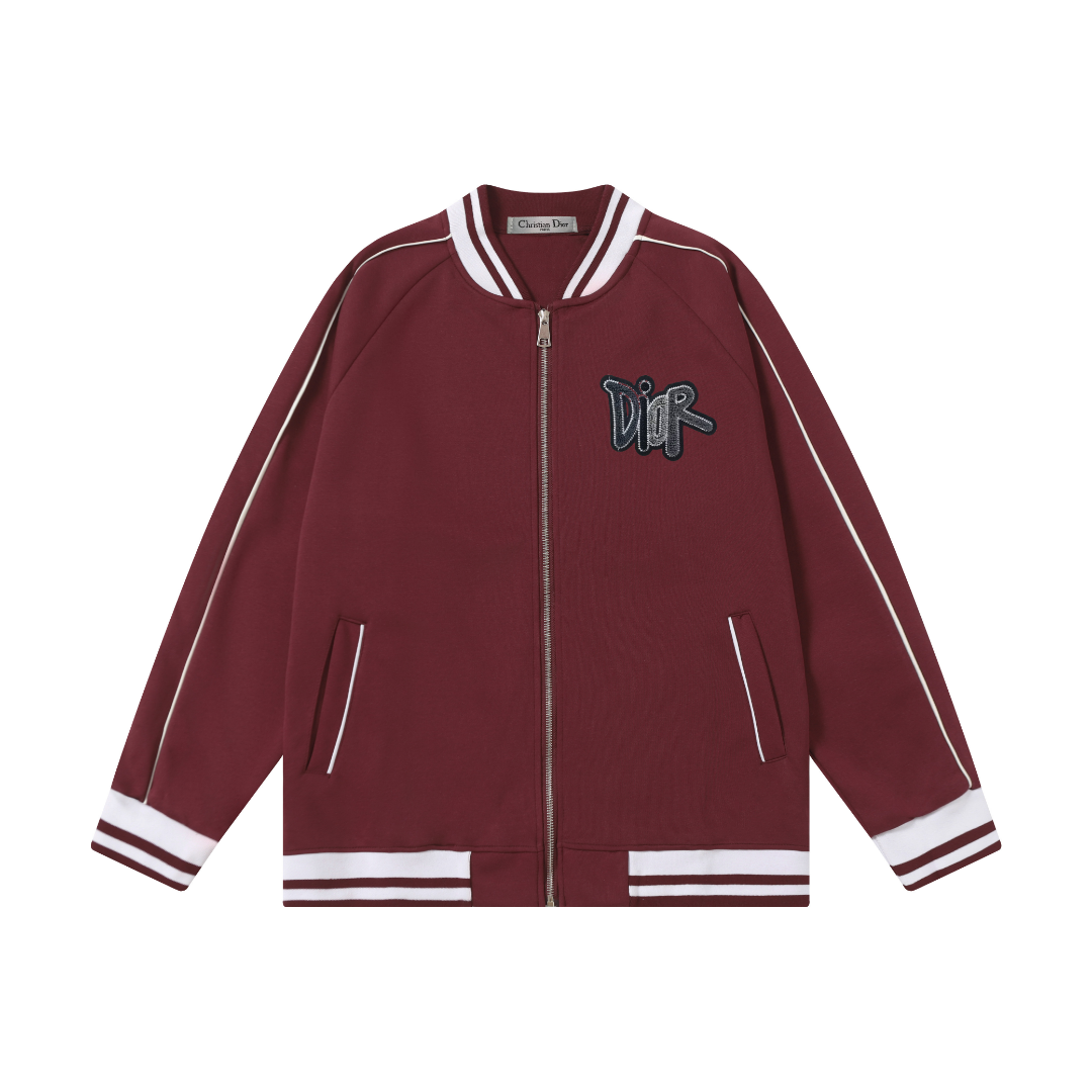 Man's Tears Varsity Bomber Jacket Collection – Embroidered Logo Luxury Blousons