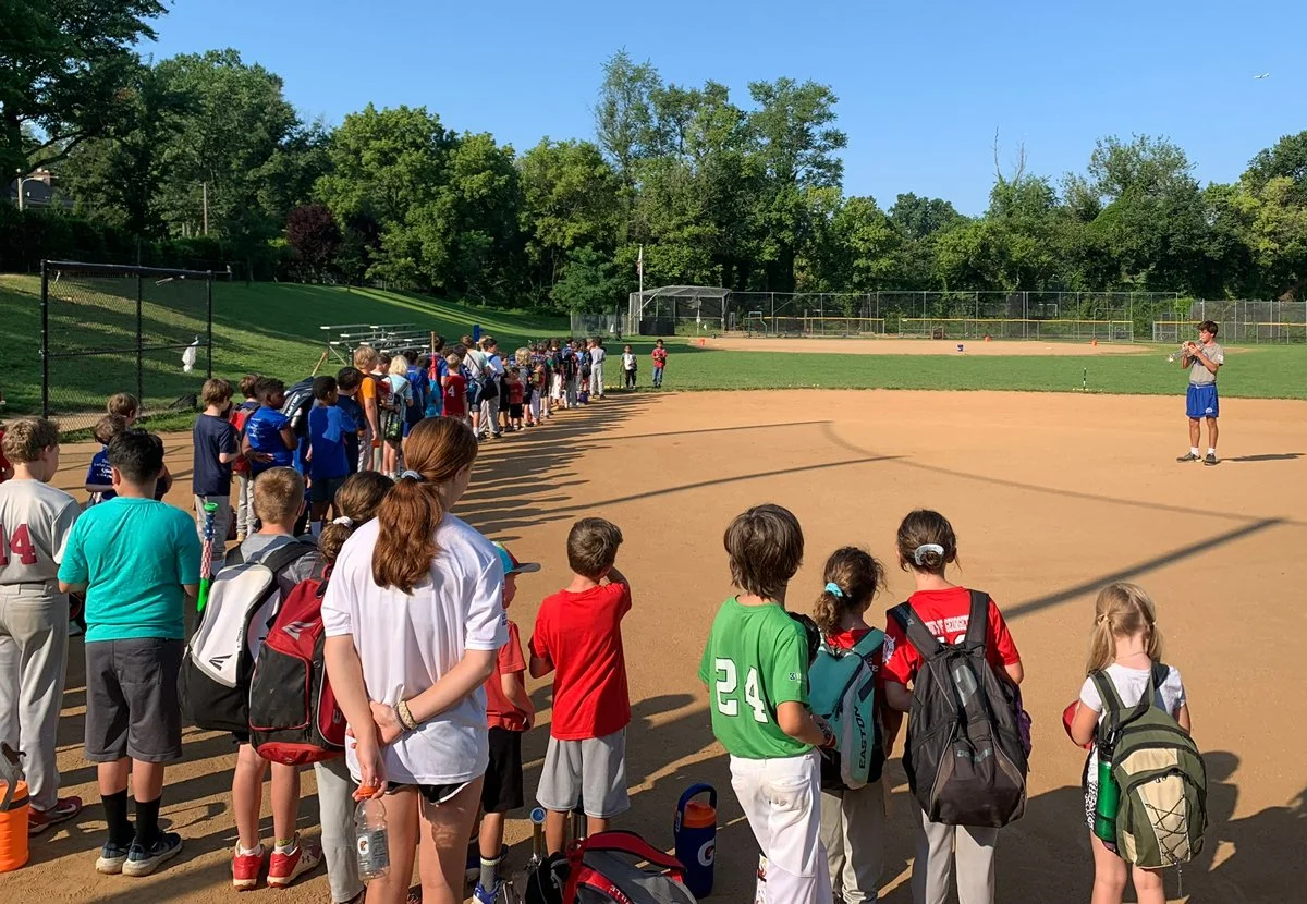 National Anthem at Home Run Baseball Camp