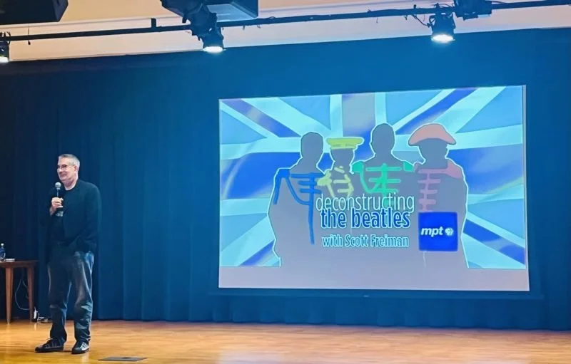 Scott Freiman, Beatles expert, wows packed crowd at Greenwich Library
