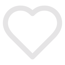 Outline of a heart with a smaller heart inside it, on a black background.