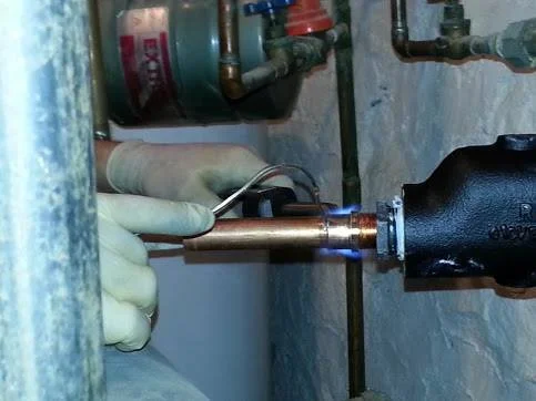 Installing or repairing a pipe and valve system in a plumbing and Heating System setup. by Duran The Plumber LLC