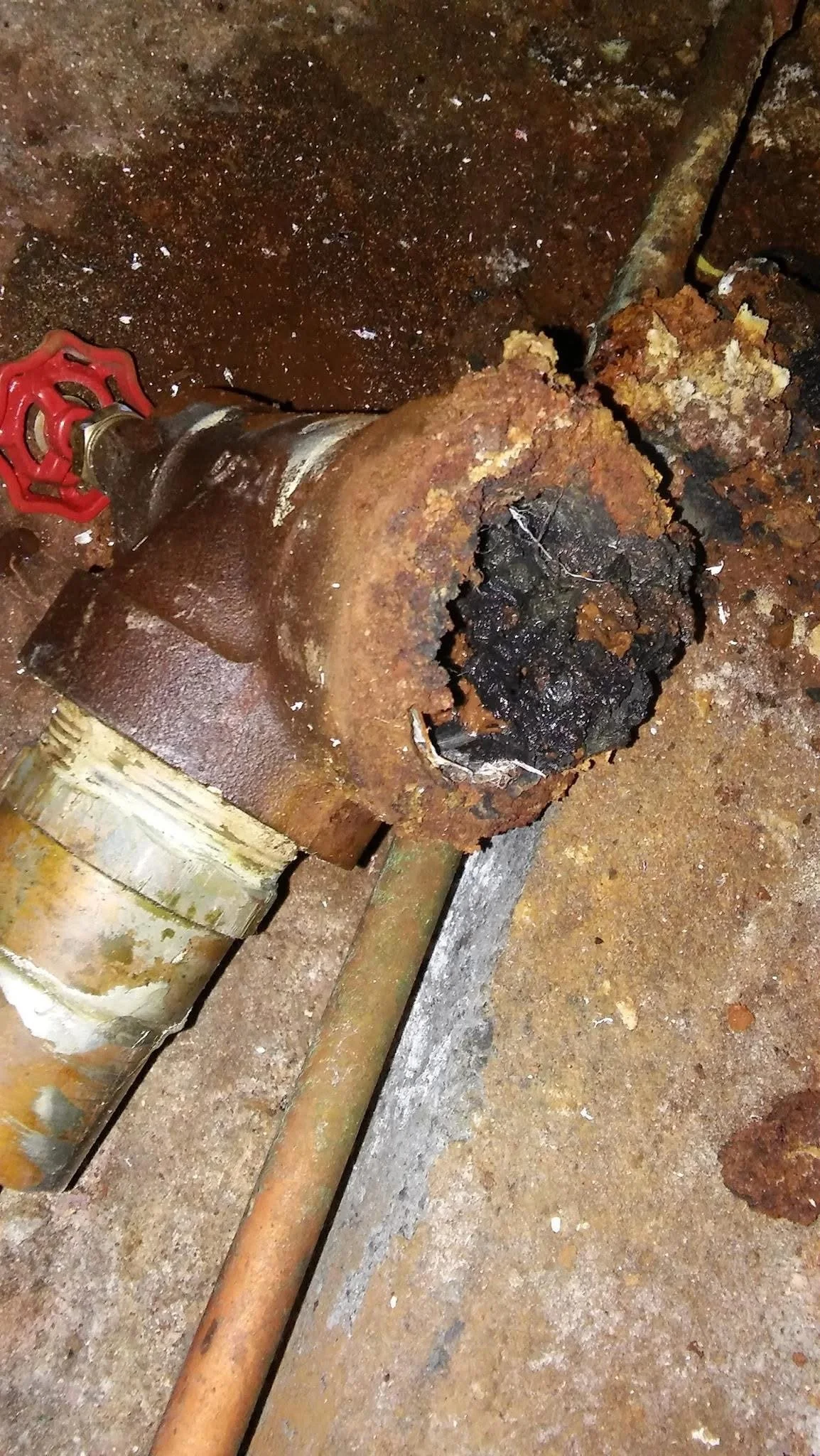 steam boiler blockage with clogged and corroded pipe buildup requiring repair in Mount Bethel PA serving Easton Bethlehem Nazareth Bangor Wind Gap Stroudsburg Northampton County by Duran The Plumber LLC