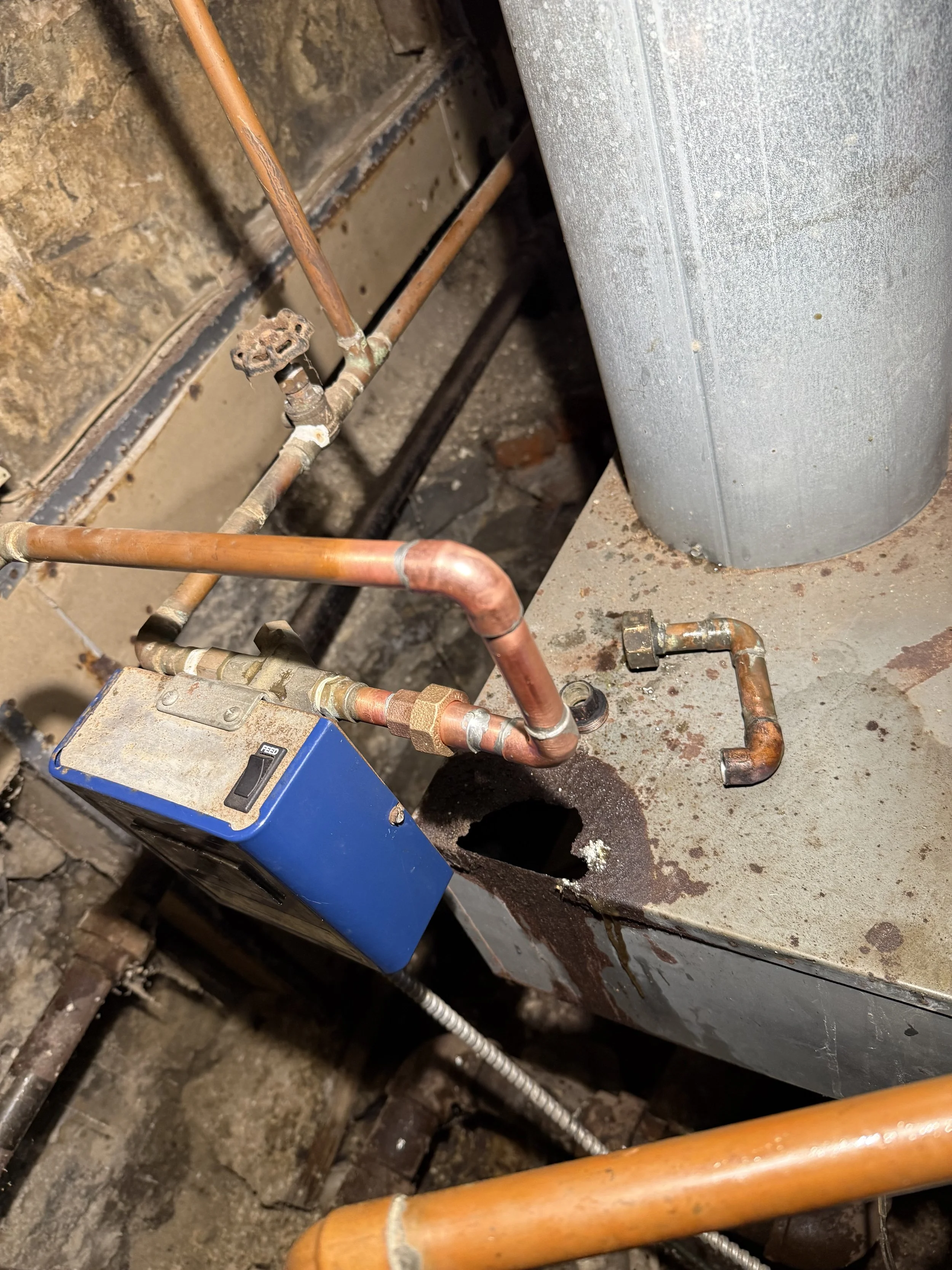 "Main water line installation in Easton, PA, by Duran the Plumber LLC. We install new, high-quality main water lines that ensure a safe and steady flow of water to your home."
