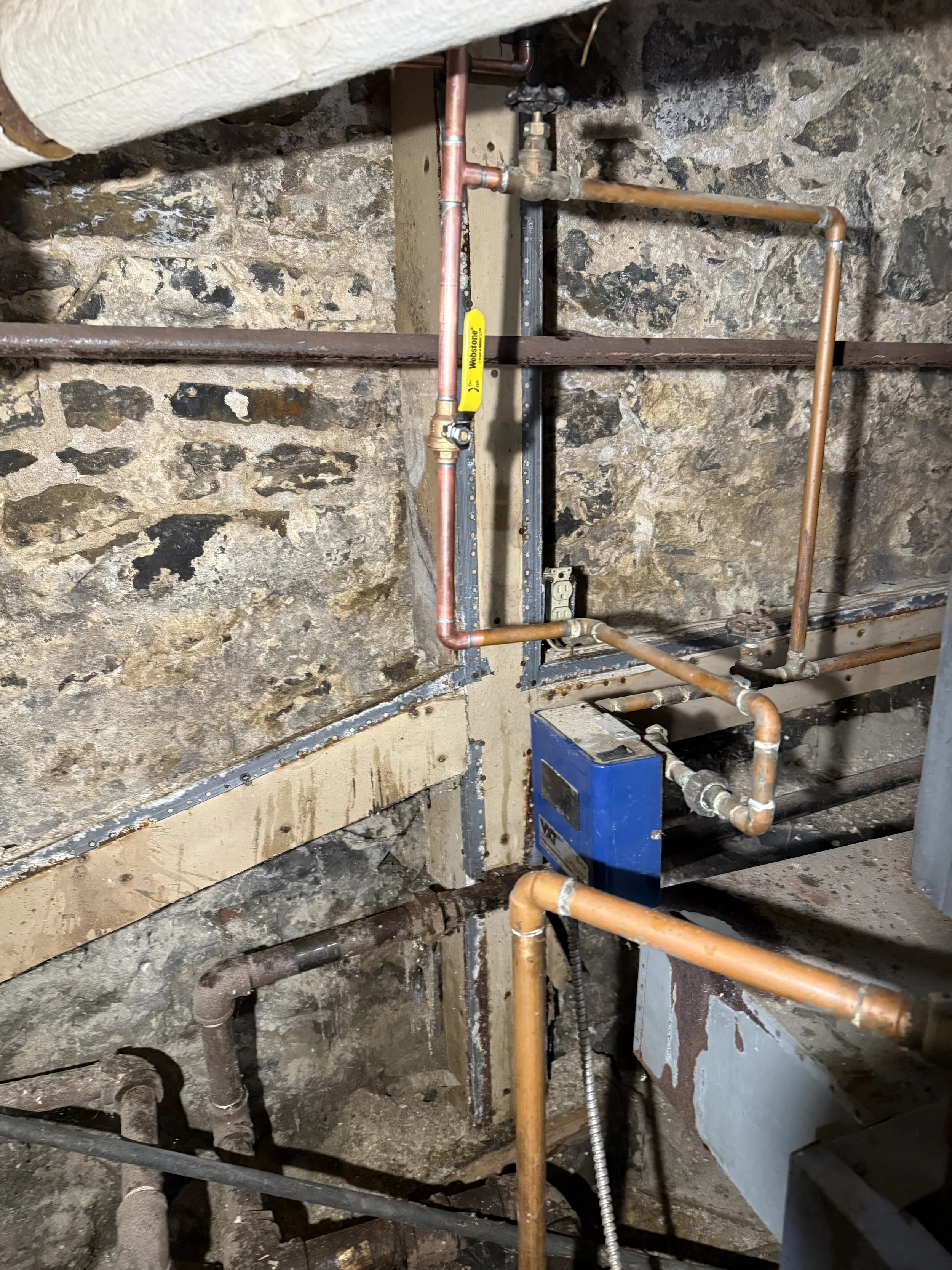 “Completed boiler water line repair in Easton PA”