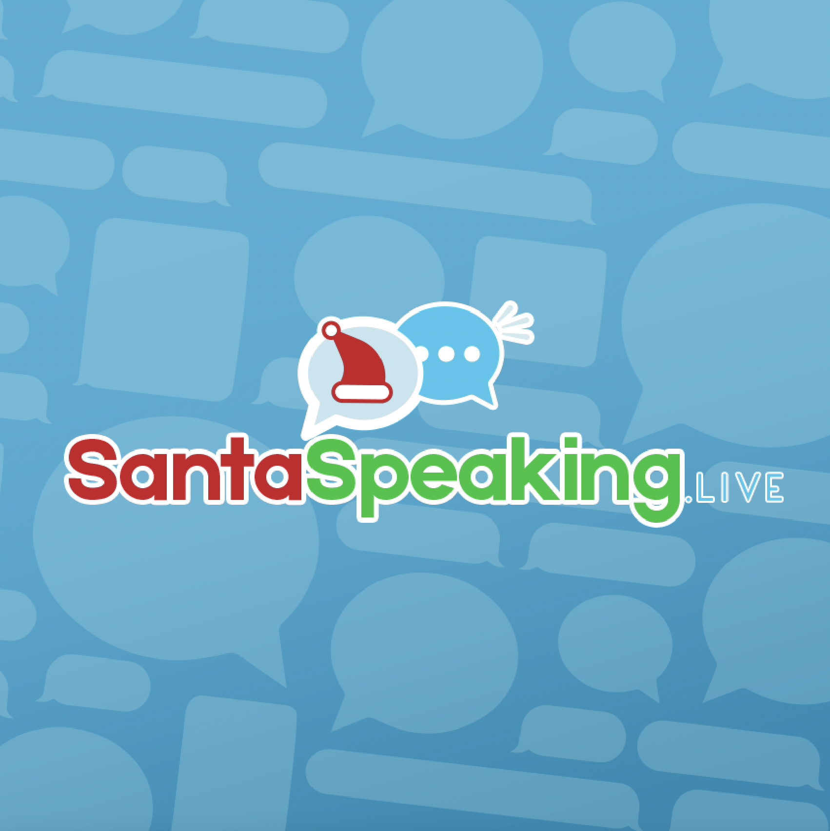 Logo Design. Santa Speaking. Live phone calls and text messaging with Santa Clause. Christmas gift. Web design. Kids. Family.