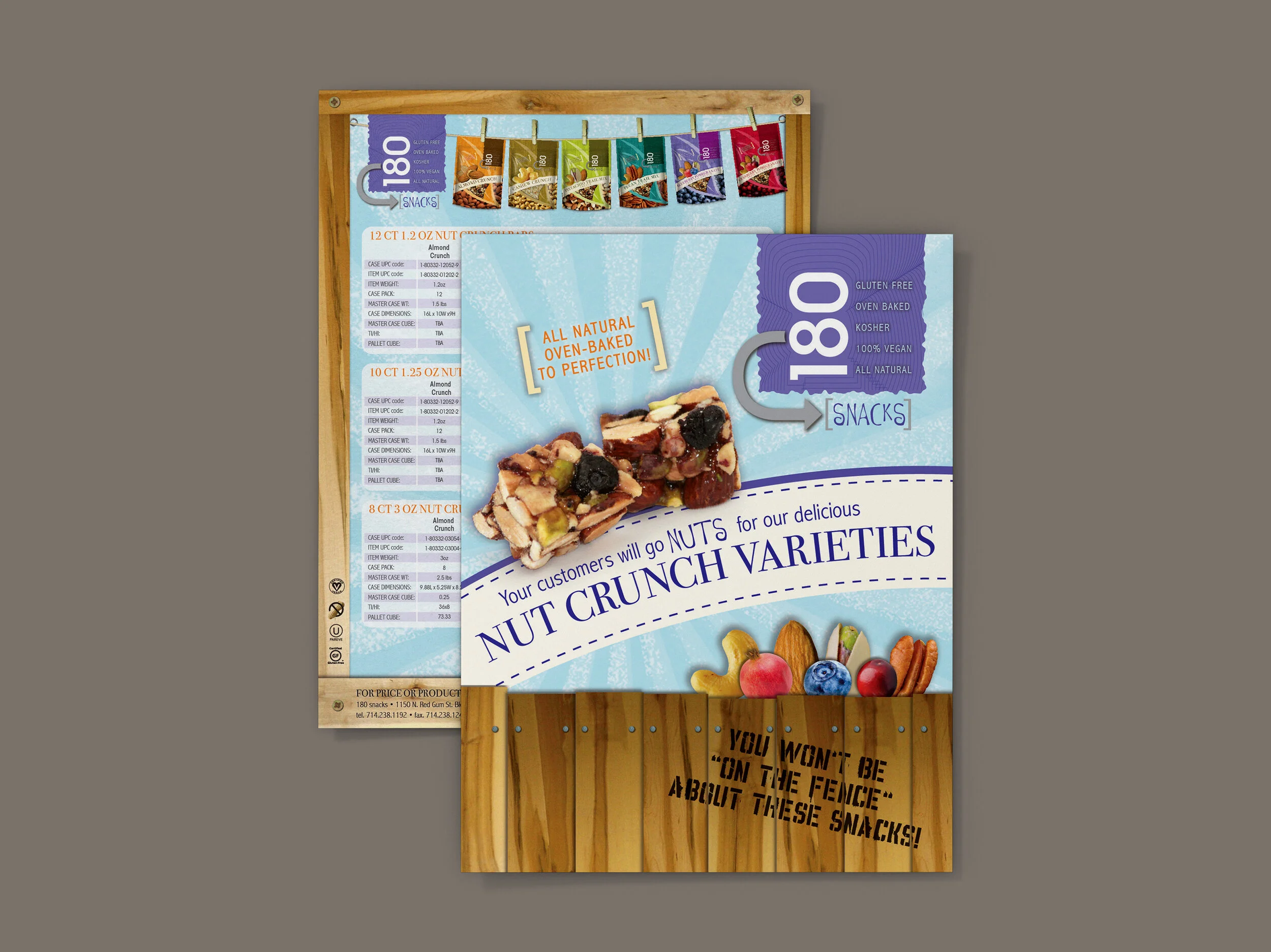 180 Snacks Inc - Sales Sheet