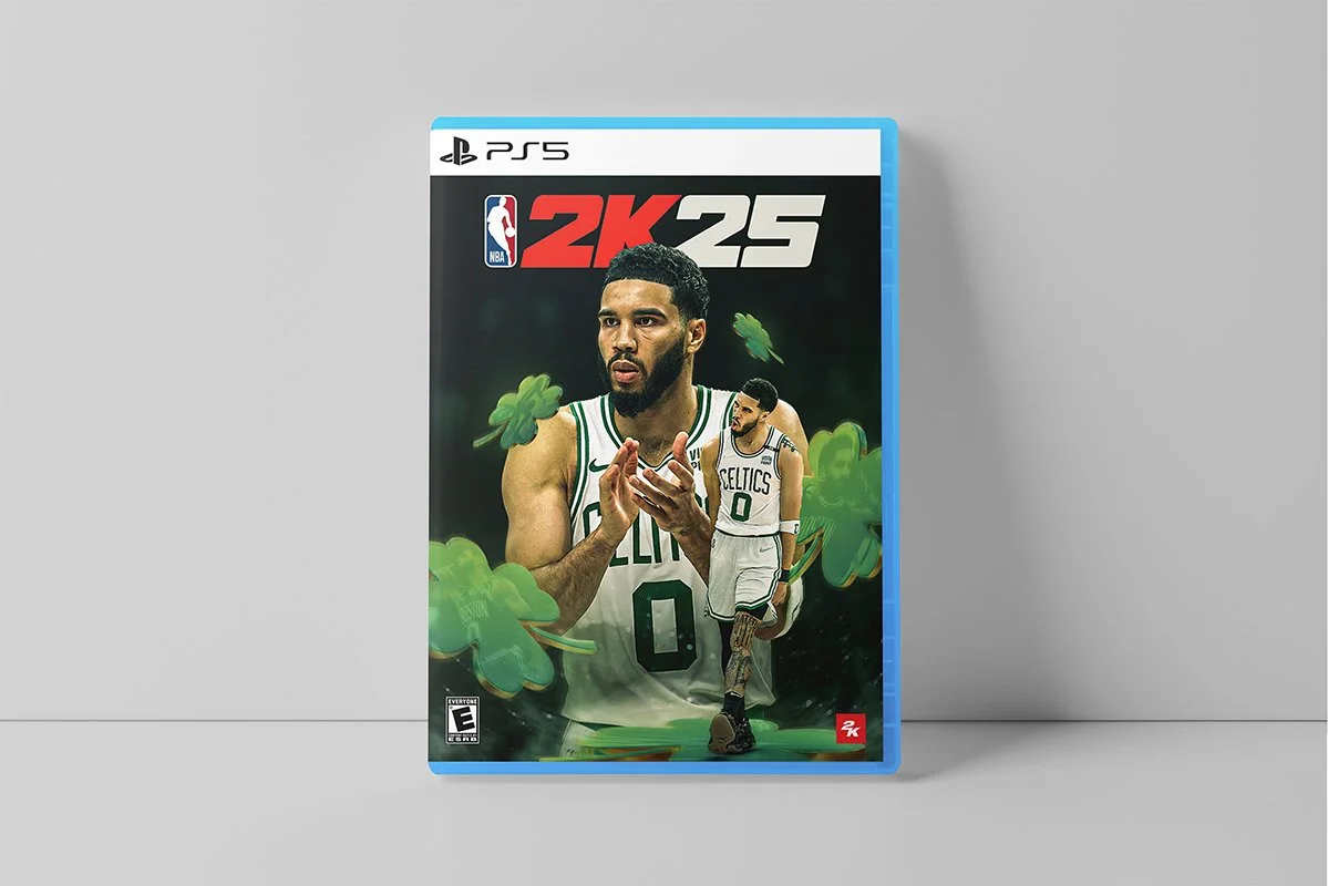 Jayson Tatum NBA 2K Cover Mockup