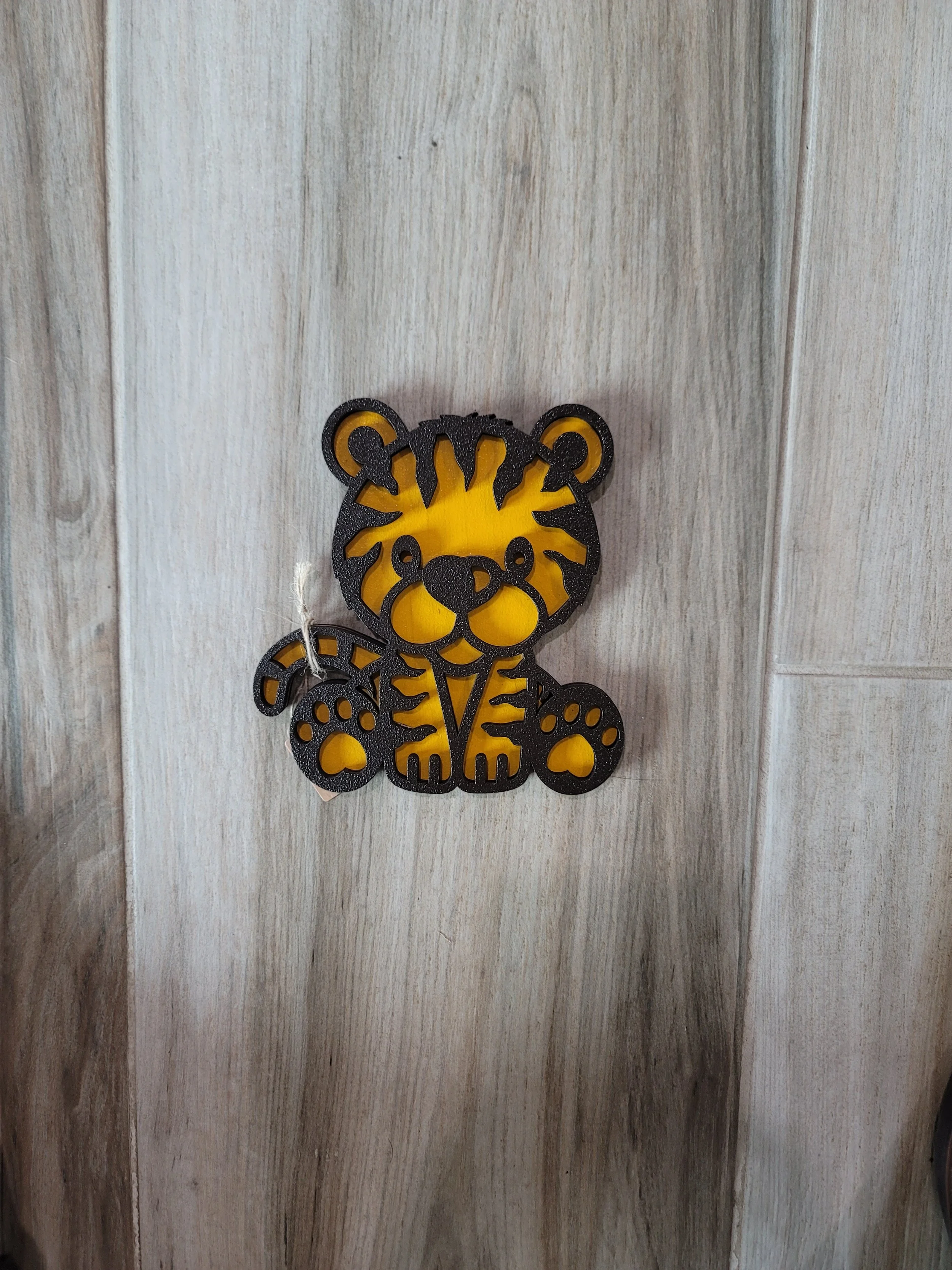 Black and yellow baby tiger