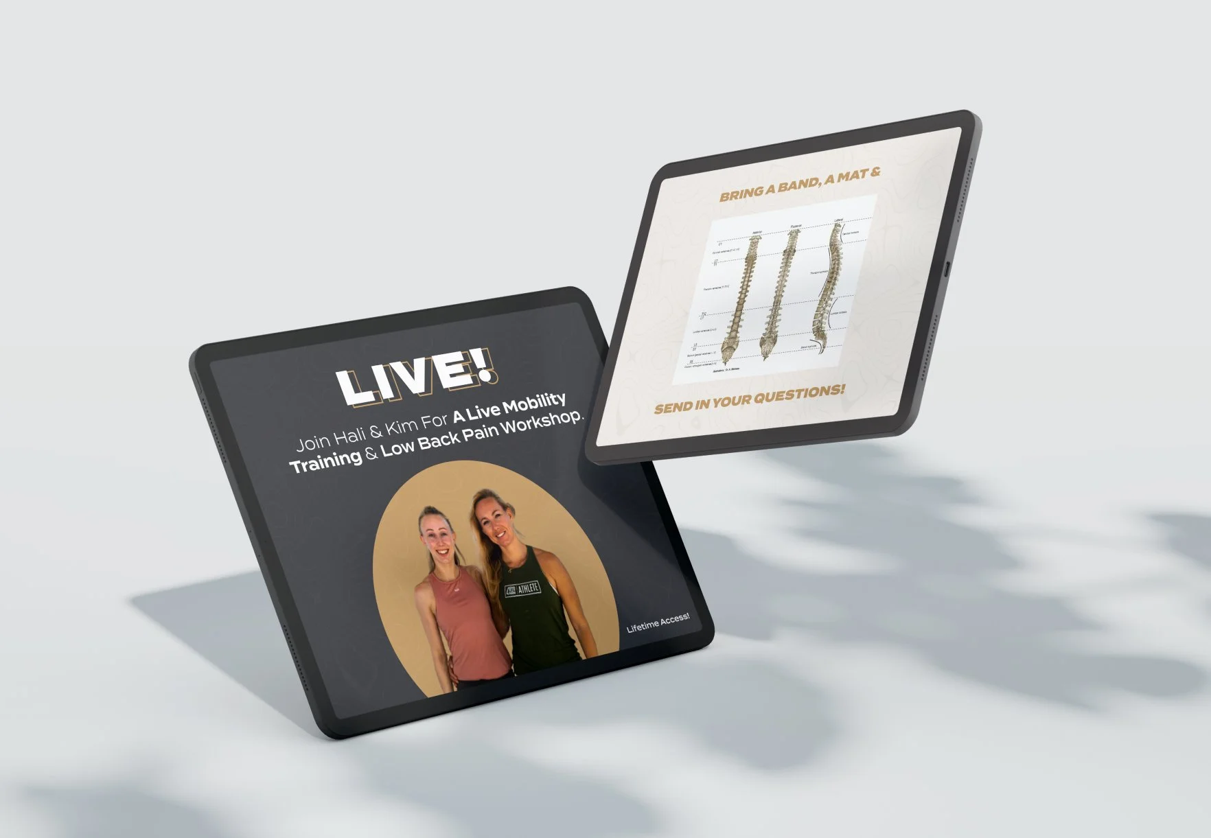 Mobility Training & Low Back Pain Workshop with Hali & Kim (Replay)