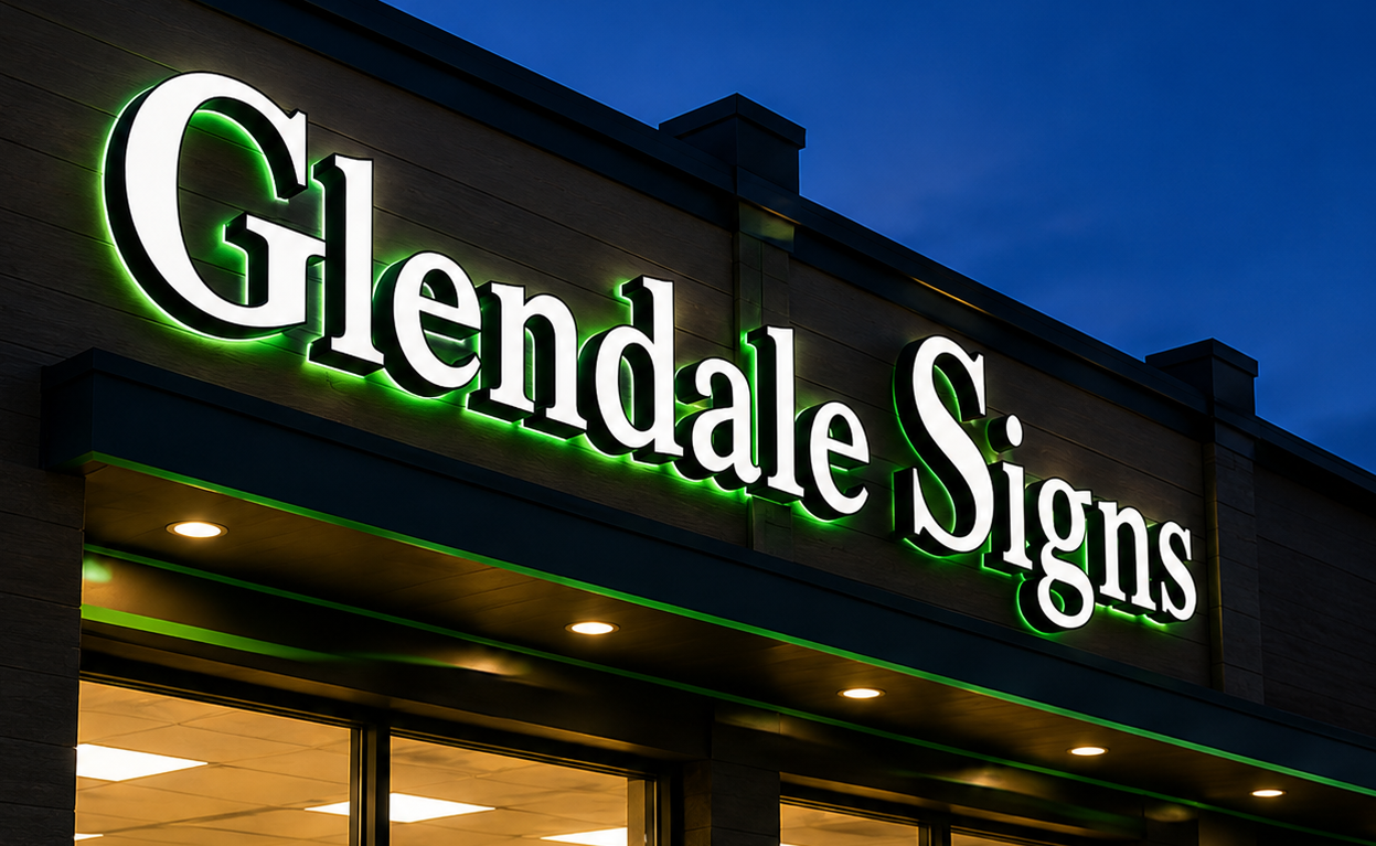 HALO-LIT CHANNEL LETTER SIGN
