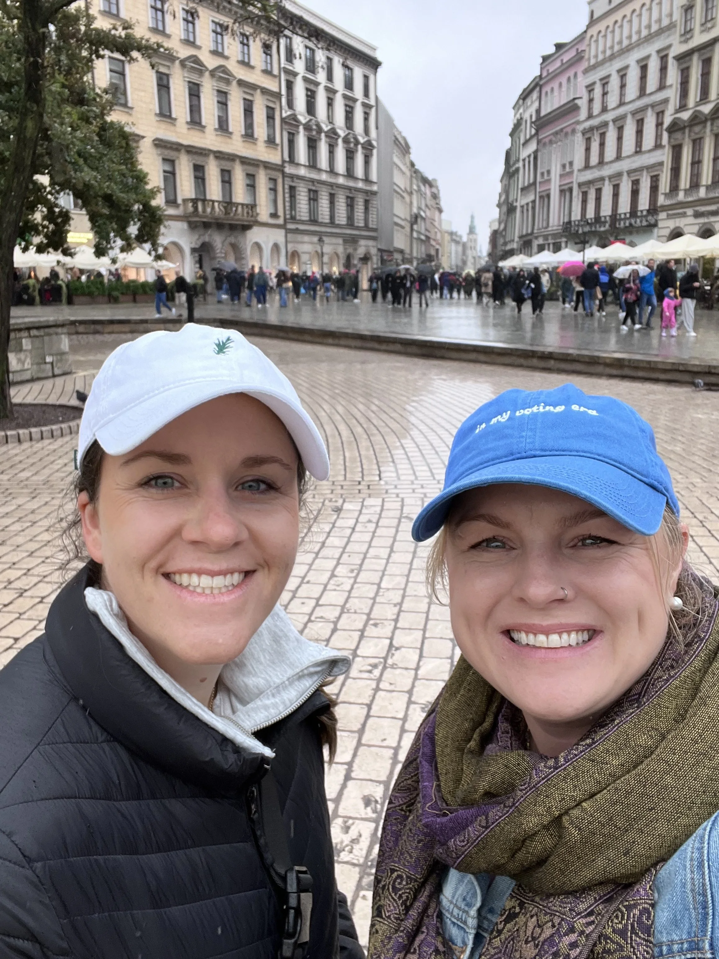 Frannie and I in Poland in 2024