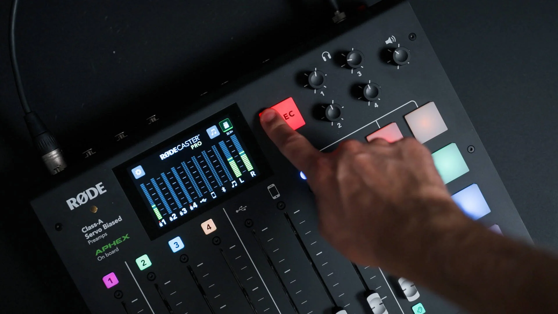 Professionlell Podcast utrusning för podcastinspelning