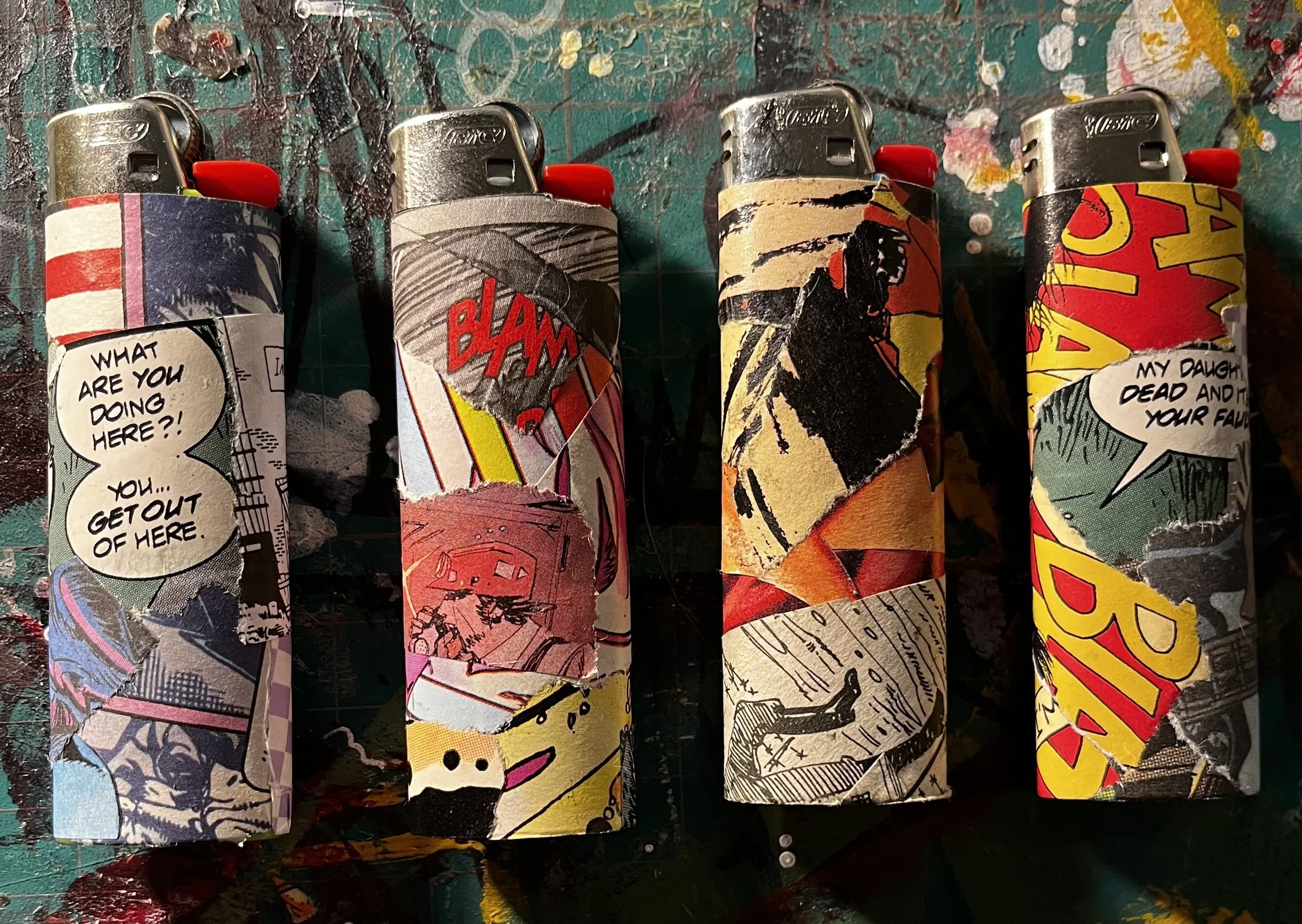 Collage Lighters