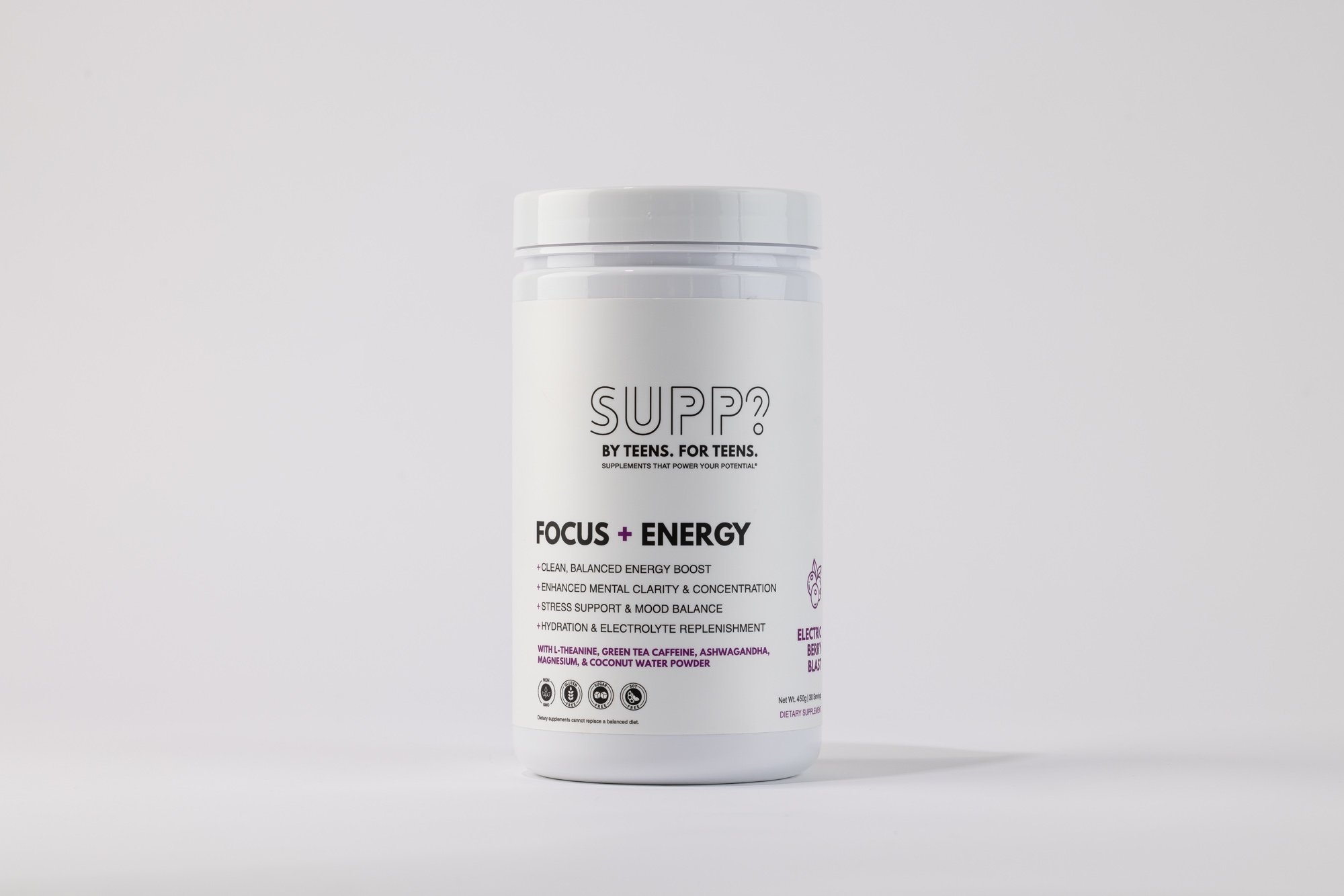 SUPP? FOCUS + ENERGY in Electric Berry Blast Natural Flavor