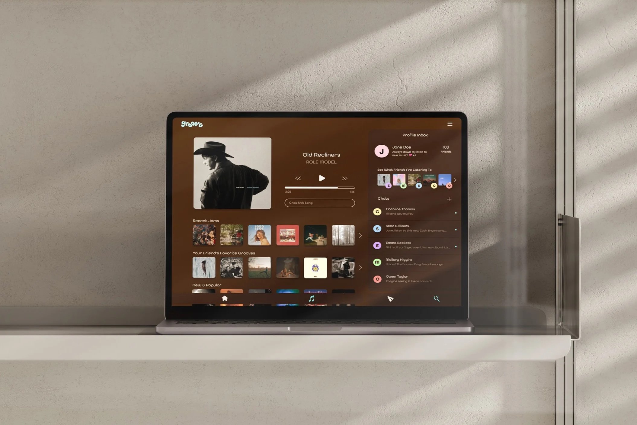 Groove: App Concept Design