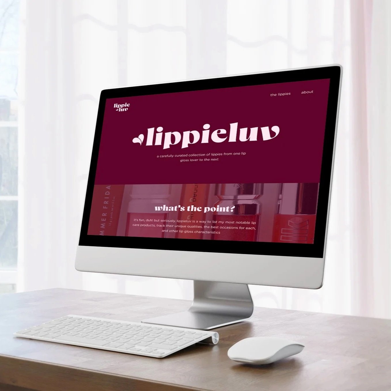Lippieluv: Website Design