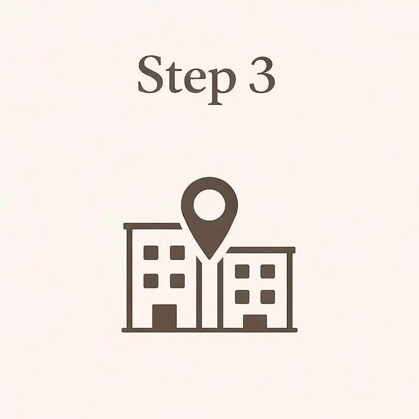 Modern living room and dining area with large balcony, city views, contemporary chandelier, sofa, dining table with chairs, and decorative vase.