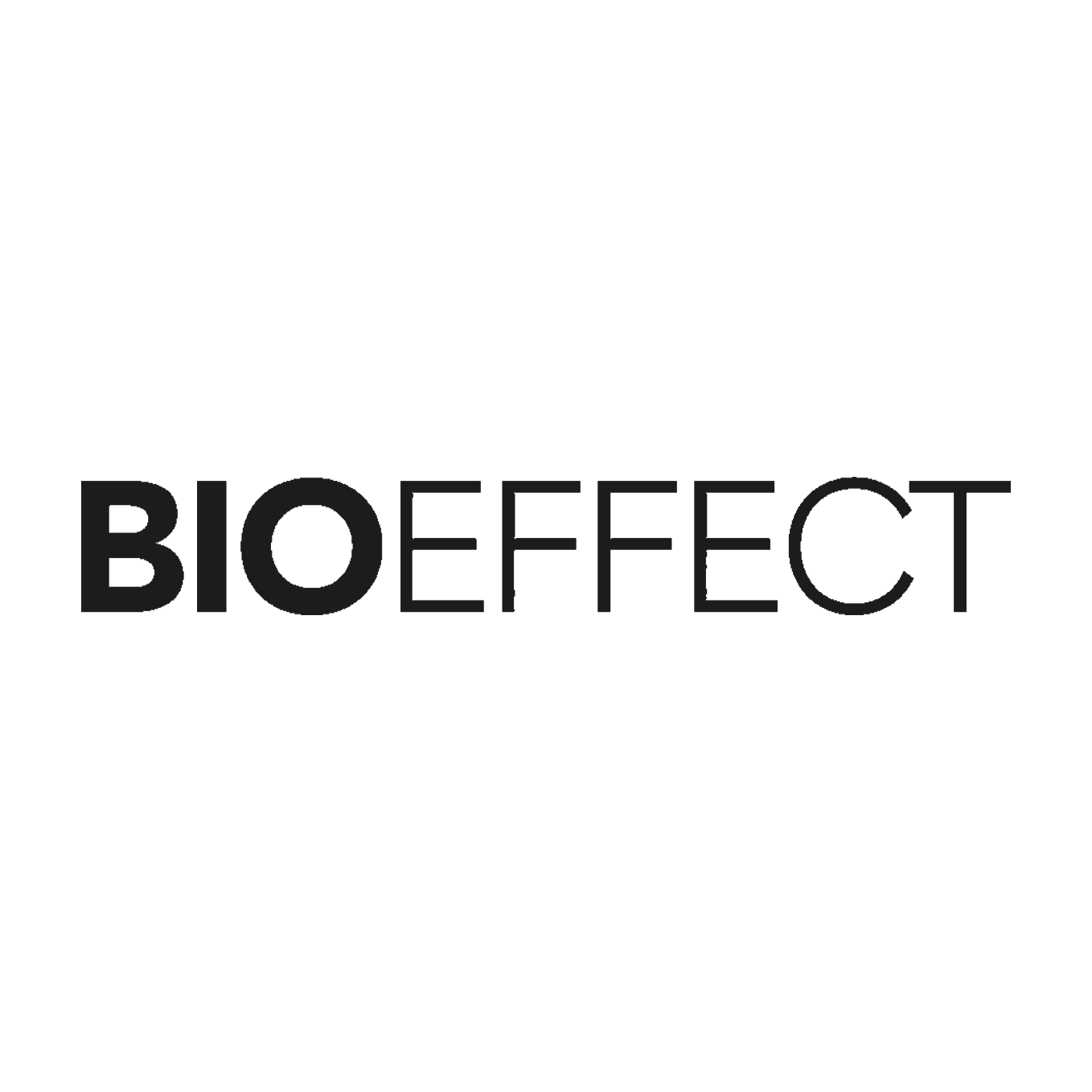 A black logo with the text "BIOEFFECT" in capital letters.