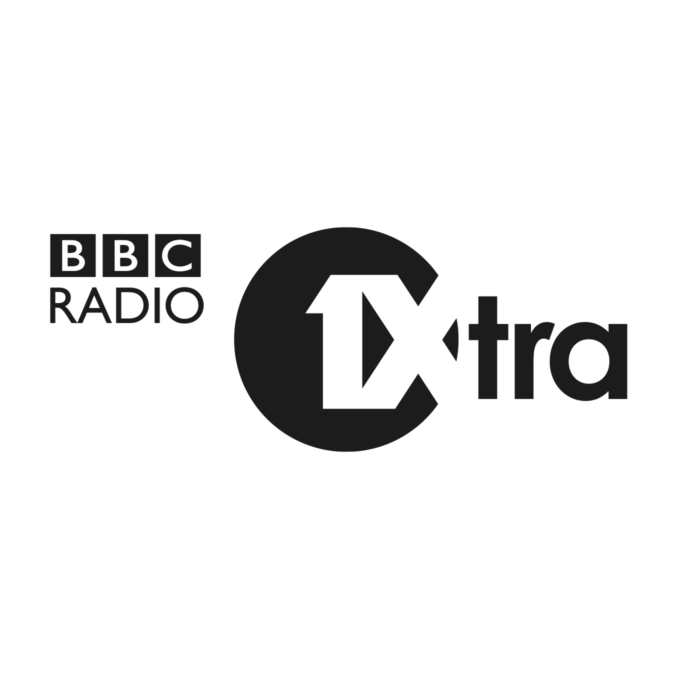 BBC Radio 6 Music logo with large '6' and 'extra' text, and smaller 'bbc radio' text in black on a white background.