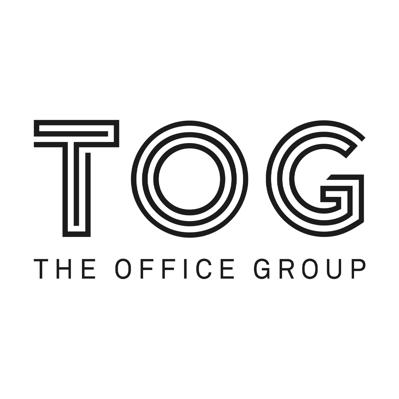 Logo for The Office Group featuring the acronym 'TOG' with the full name written below.