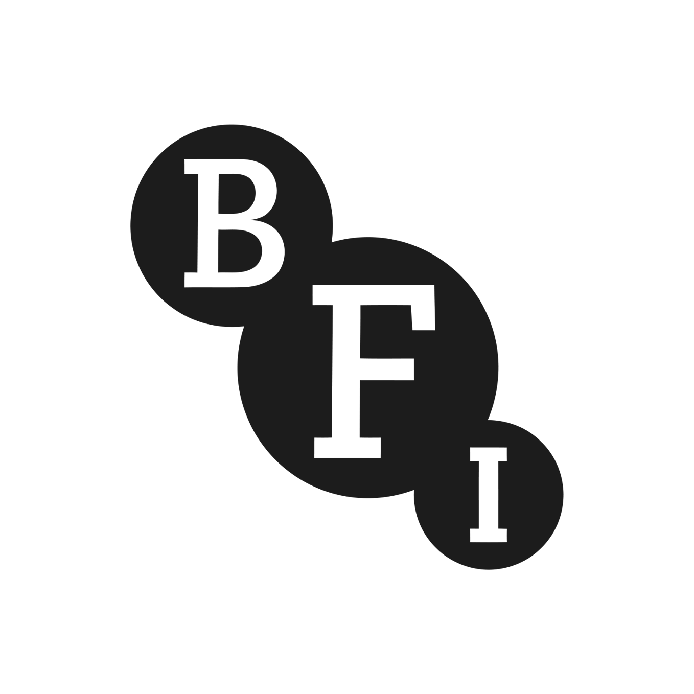 Black background with overlapping circles spelling 'BET' in bold black letters.