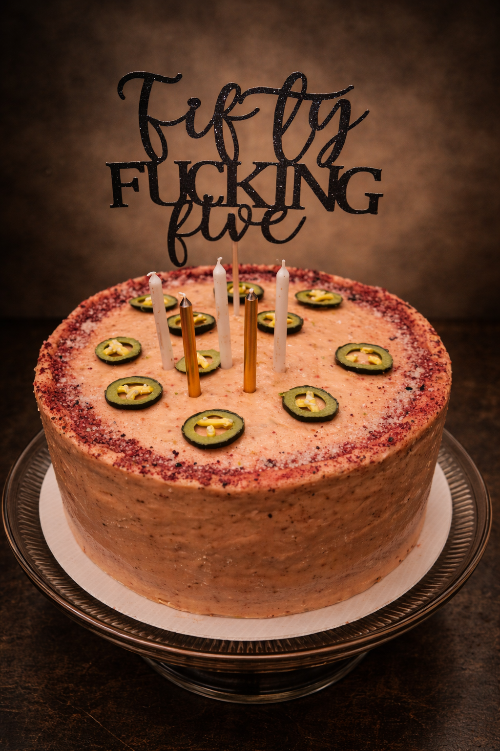 Strawberry Margarita with Chocolate "Jalapeños"