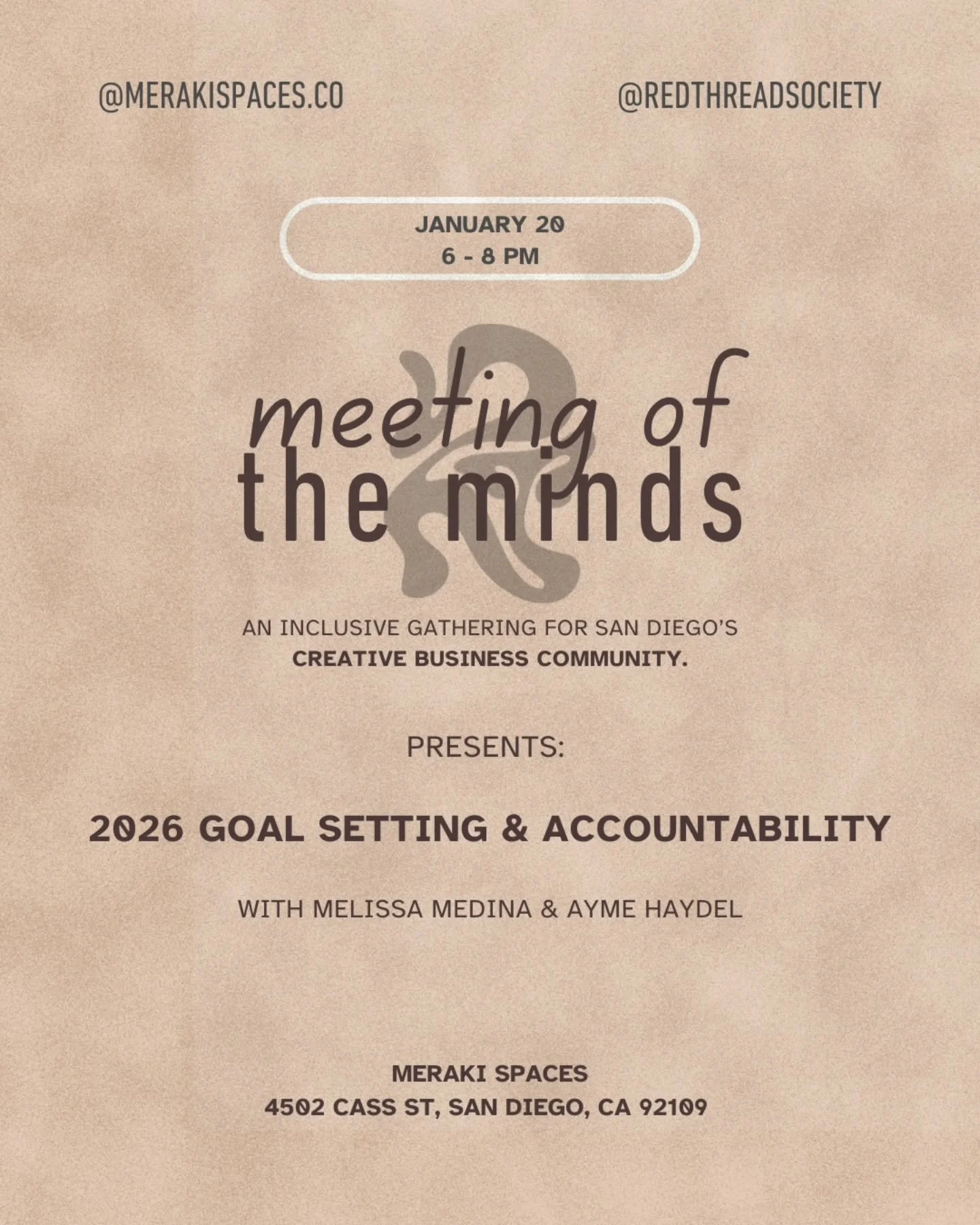 ✨️Join us in person January 20th to set the stage for the year ahead. 

✨️Get access to yearly budget trackers, business road maps and more practical tools to set yourself up for greater success this year. 

✨️Source knowledge &amp; inspiration from 