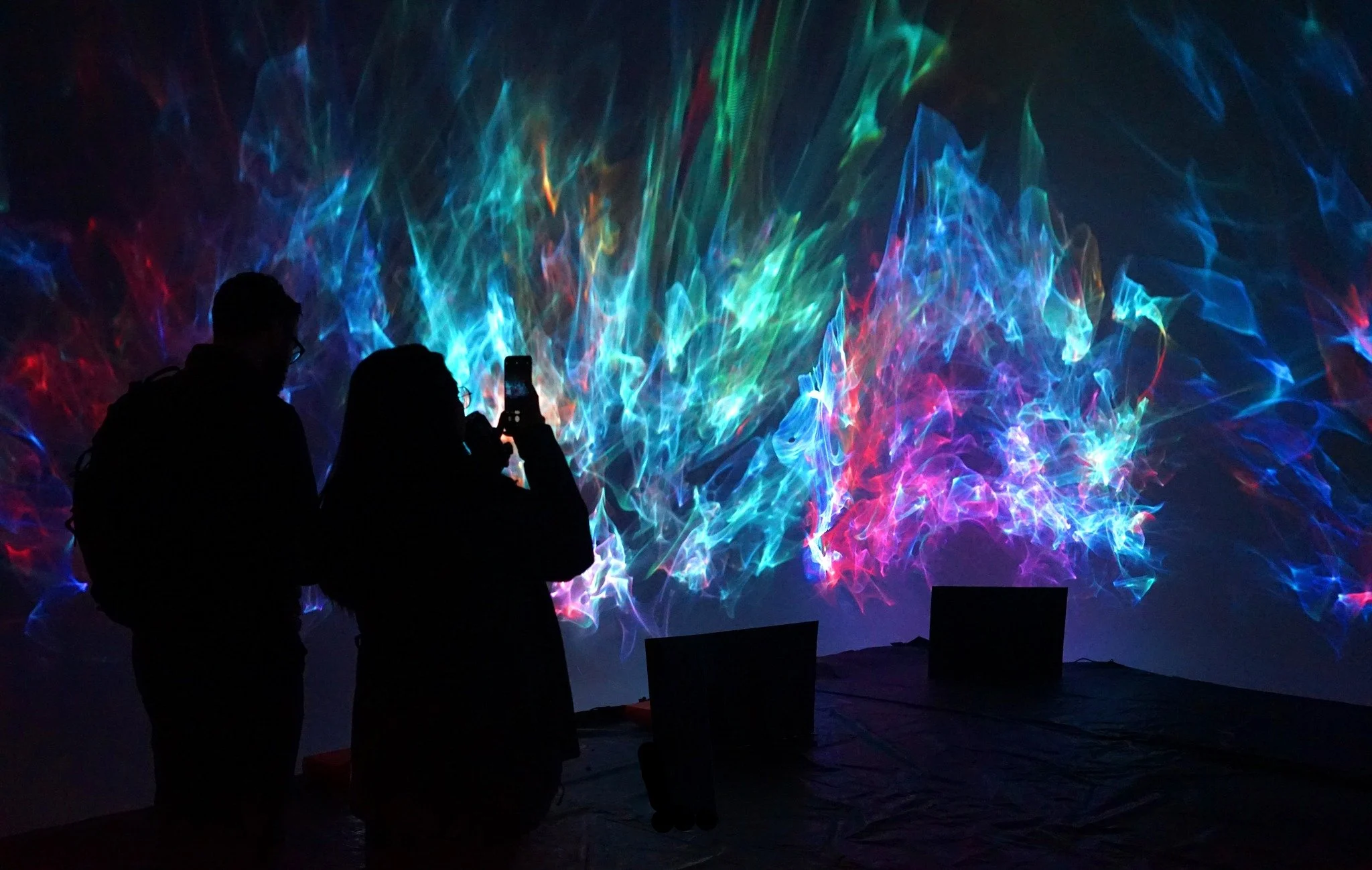 lumia projection interactive light art